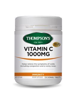 Thompson's Vitamin C Chewable 1000mg
