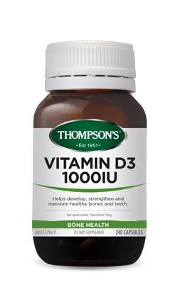 Thompson's Vitamin D3 1000iu