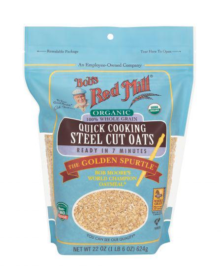 Bob's Red Mill Quick Cooking Steel Cut Oats Organic