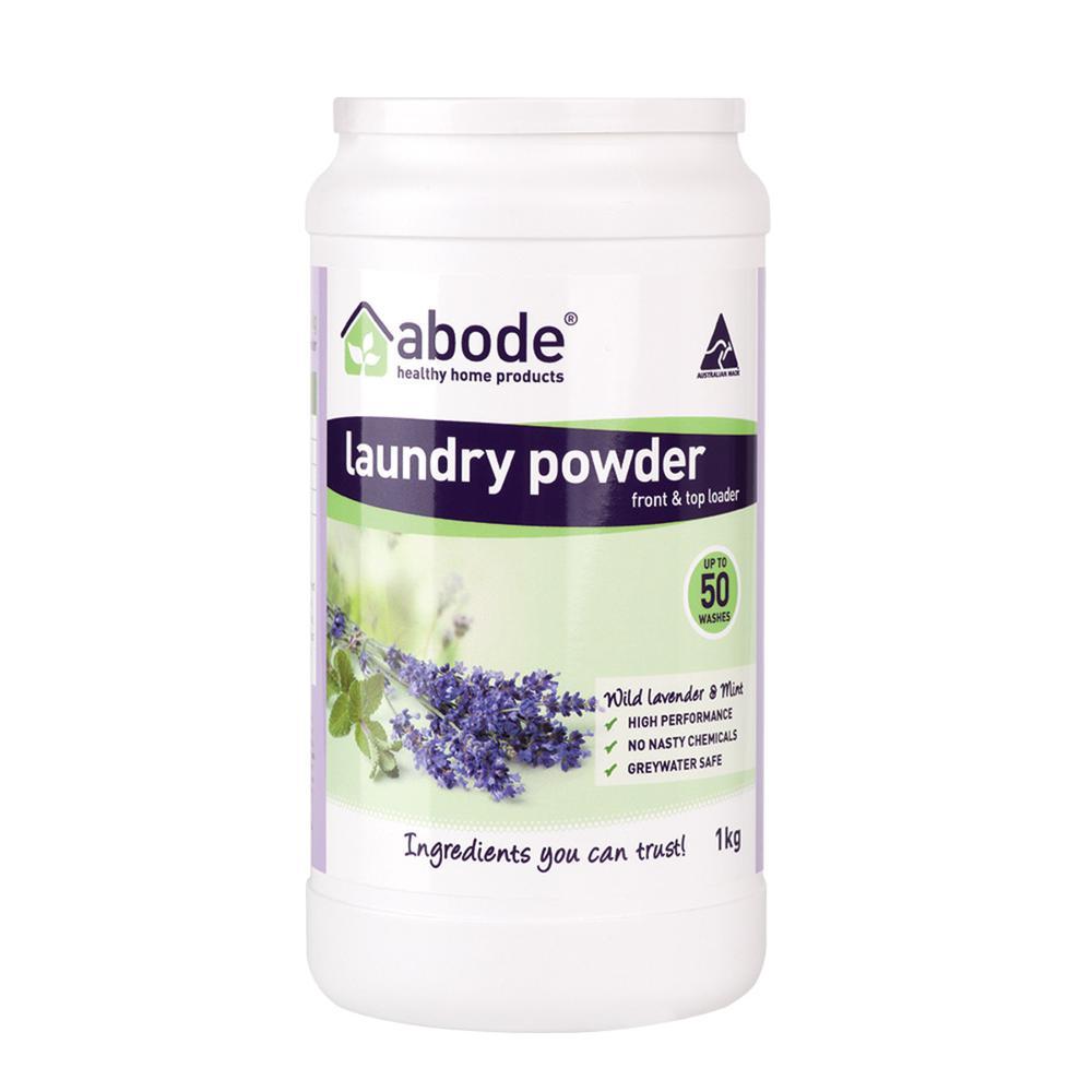 Abode Laundry Powder (Front &amp; Top Loader) Wild Lavender &amp; Mint