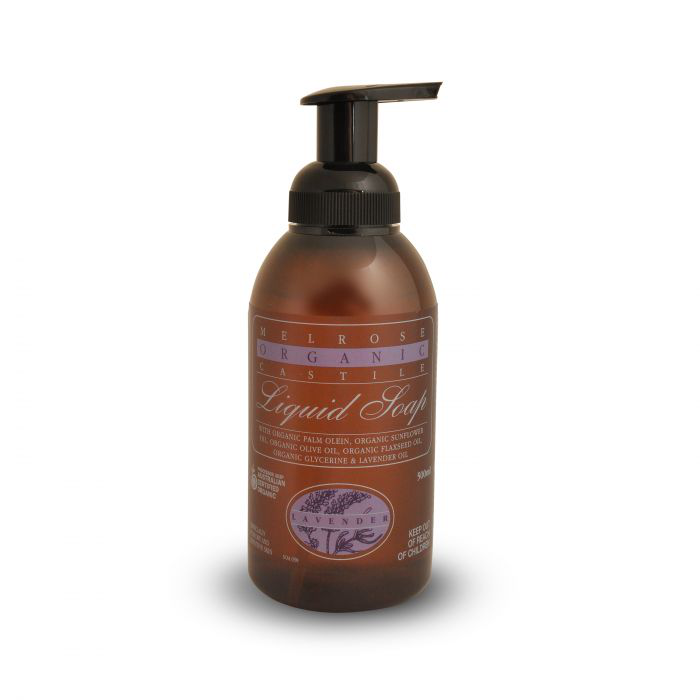 Melrose Organic Castile Soap Lavender Pump