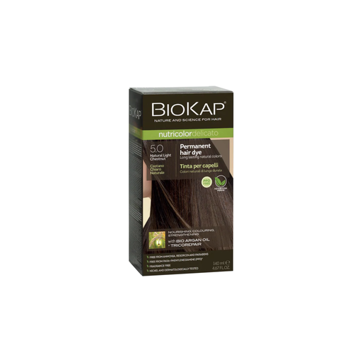 [25271867] BioKap Nutricolor Delicato 5.0 Natural Light Chestnut