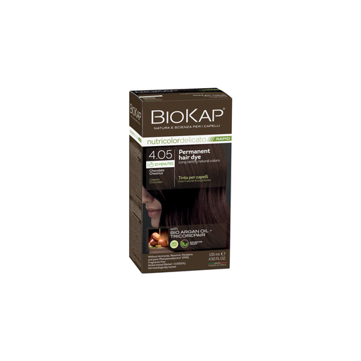 [25316919] BioKap Nutricolor Delicato Rapid 4.05 Chocolate Chestnut