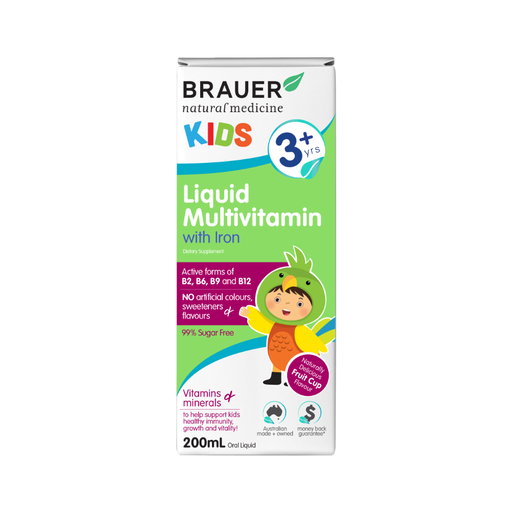 [25298925] Brauer Kids Liquid Multivitamin with Iron