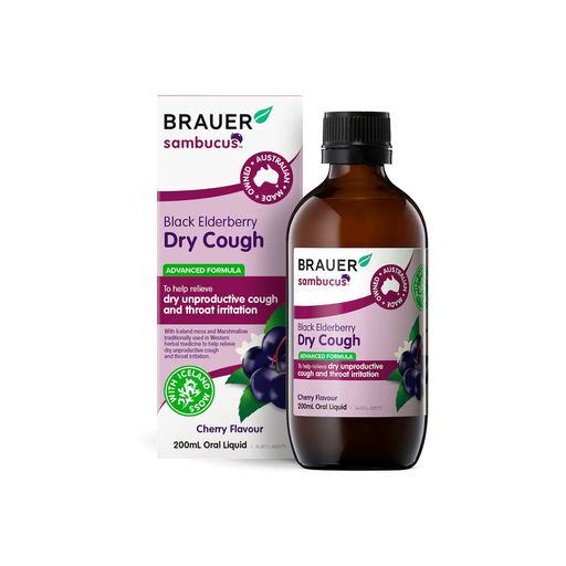 [25376821] Brauer Sambucus Black Elderberry Dry Cough Cherry