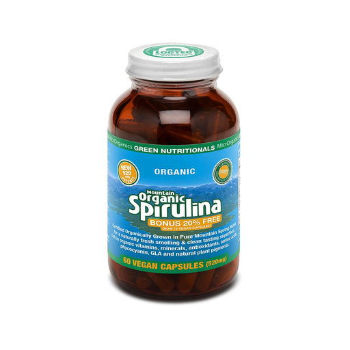 Green Nutritionals Mountain Organic Spirulina (520mg)