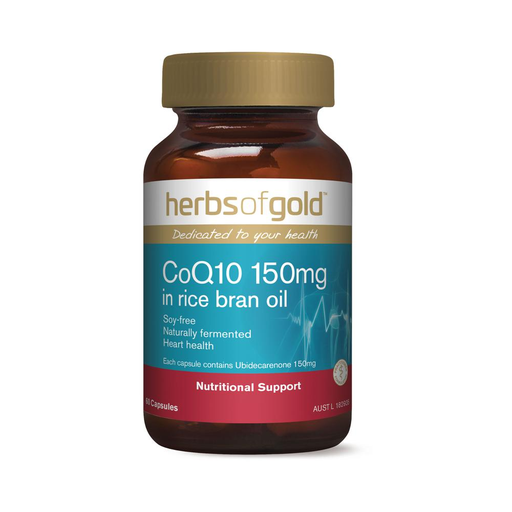 Herbs of Gold CoQ10 150 Max In Rice Bran Oil