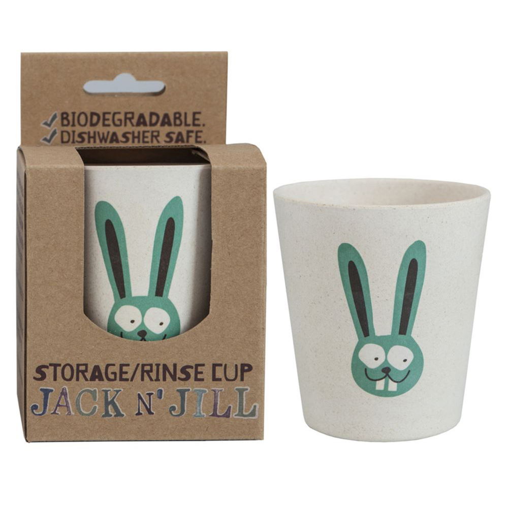 Jack n' Jill Storage/Rinse Biodegradable Cup Bunny