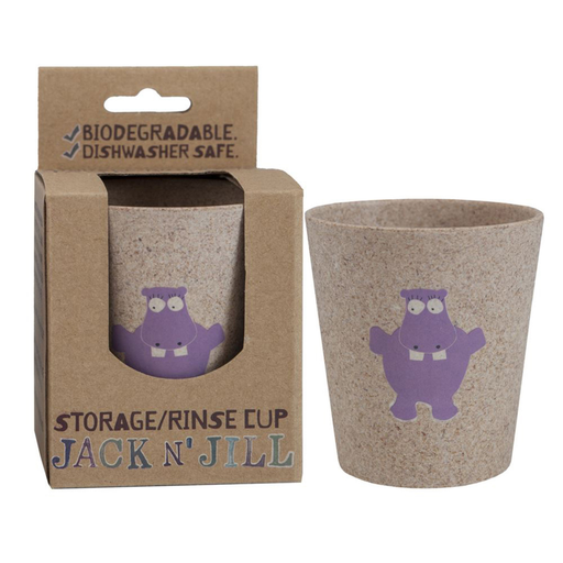 [25192896] Jack n' Jill Storage/Rinse Biodegradable Cup Hippo